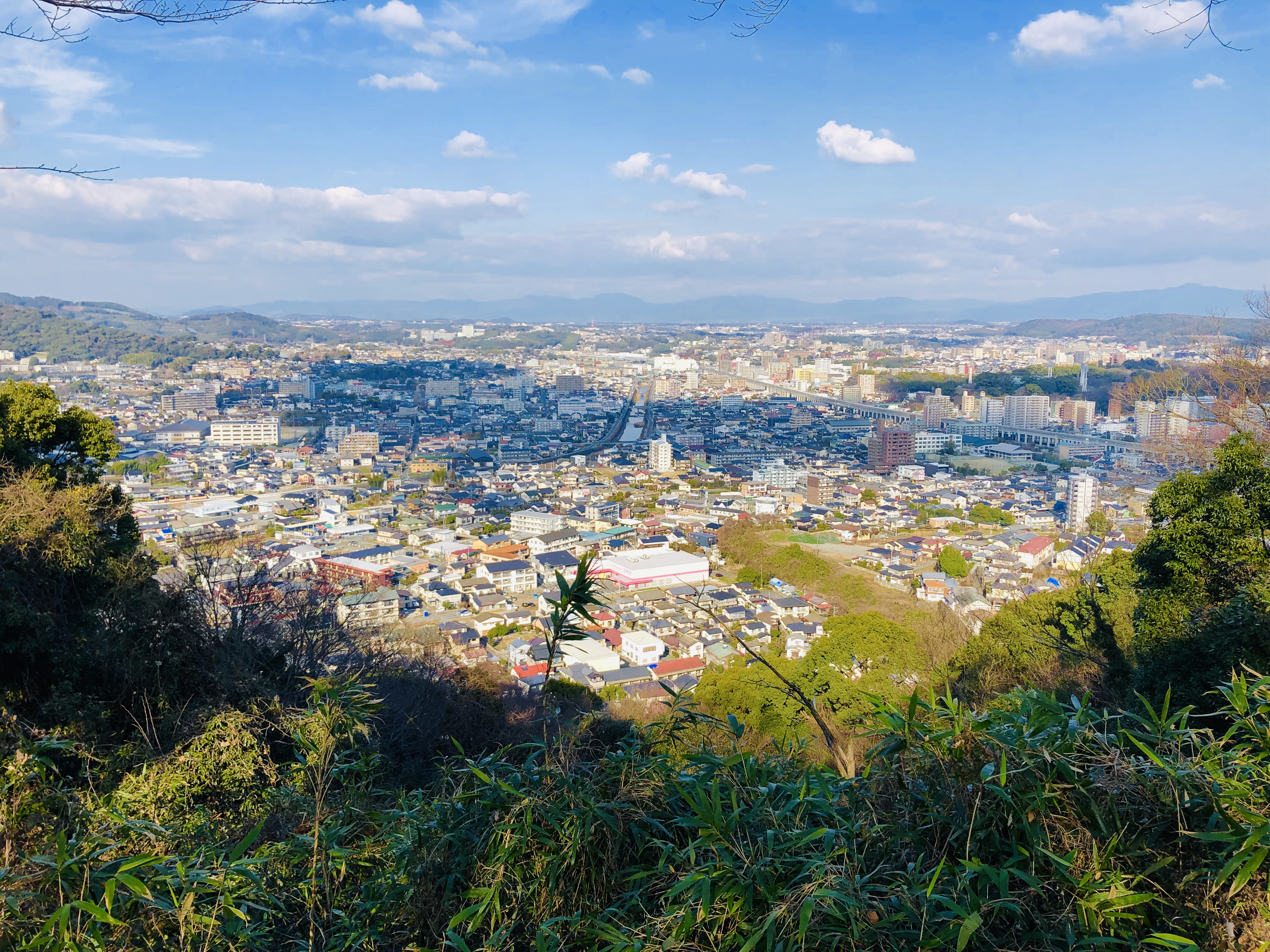Kumamoto CityView from Hanaokayama Park